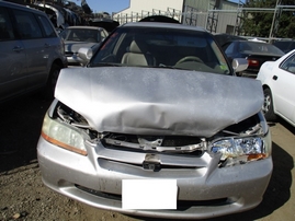 1998 HONDA ACCORD EX SILVER 3.0L VTEC AT A16427